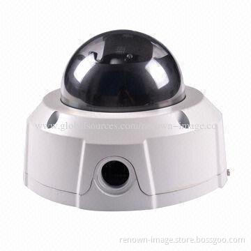 IP Dome Network Cameras with Waterproof and Vandalproof IR Hisilicon Hi3518